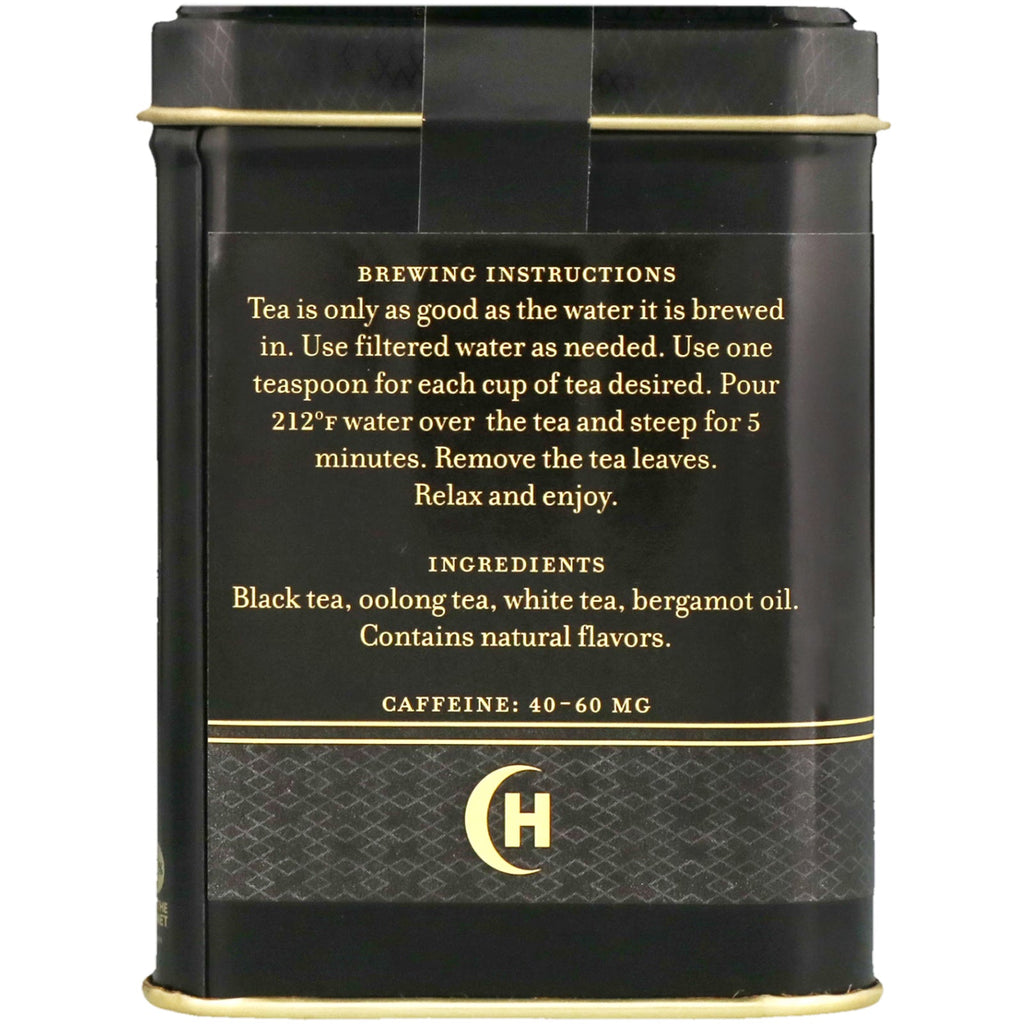 Harney & Sons, Black Tea, Earl Grey Supreme with Silver Tips, 4 oz