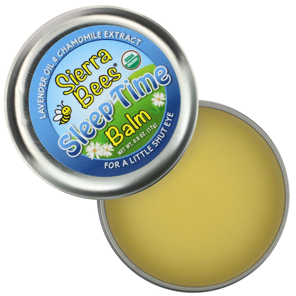 Sierra Bier, Sleep Time Balm, Lavendel &amp; Kamille, 0,6 oz (17 g)