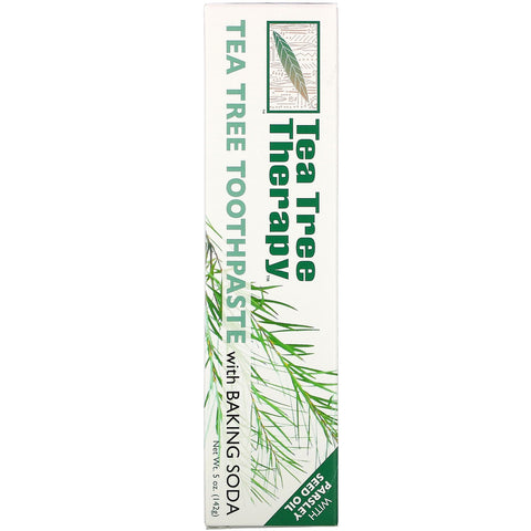 Tea Tree Therapy, Tea Tree Toothpaste with Baking Soda, 5 oz (142 g)