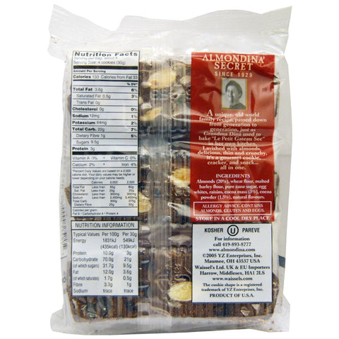 Almondina, Choconut, Almond and Chocolate Biscuits, 4 oz (113 g)