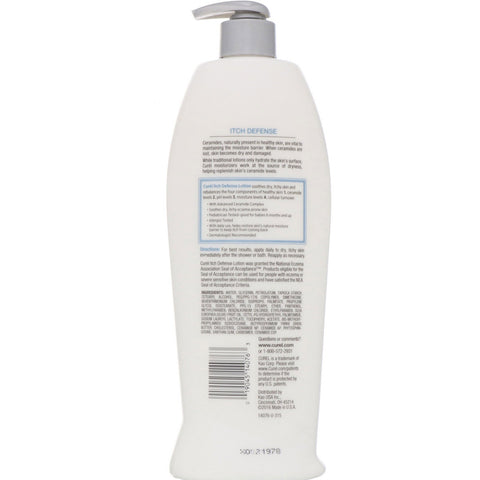 Curel, Itch Defense, parfumefri lotion til tør, kløende hud, 20 fl oz (591 ml)