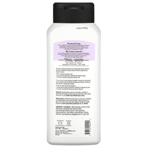 J R Watkins, Daily Moisturizing Body Wash, Lavender, 18 fl oz (532 ml)