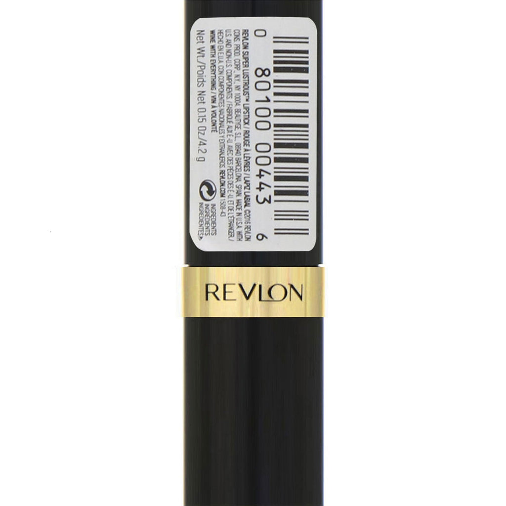 Revlon, Super Lustrous, Lipstick, Creme, 525 Wine With Everything, 0.15 oz (4.2 g)