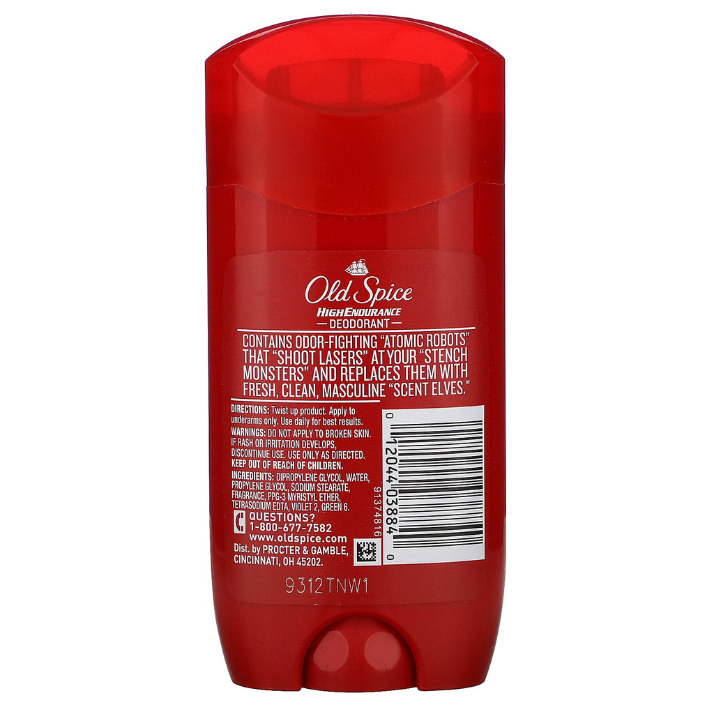 Old Spice, High Endurance, Deodorant, Frisk, 3 oz (85 g)