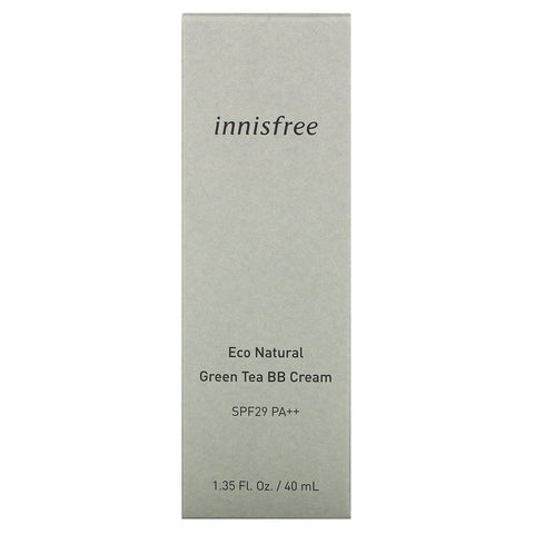 Innisfree, Eco Natural Green Tea BB Cream, SPF 29 PA++, 1.35 fl. oz. (40 ml)