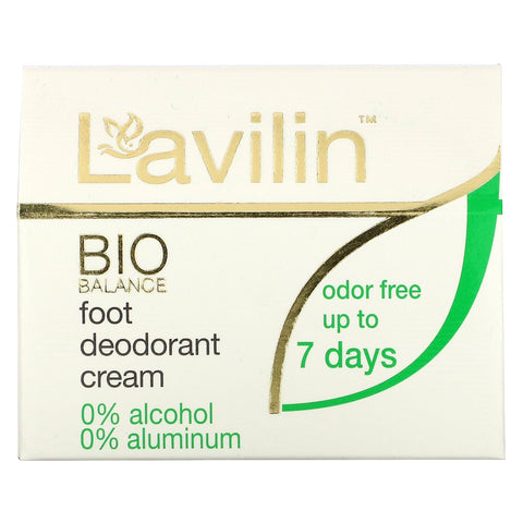 Lavilin, Bio Balance, Foot Deodorant Creme til mænd og kvinder, 12,5 g