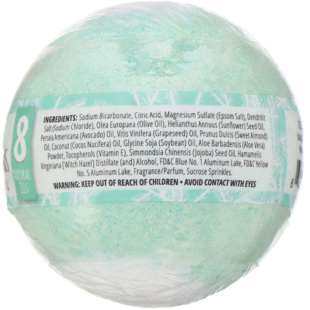 Fizz &amp; Bubble, Artisan Bath Fizzy, Spearmint Eucalyptus, 6,5 oz (184 g)