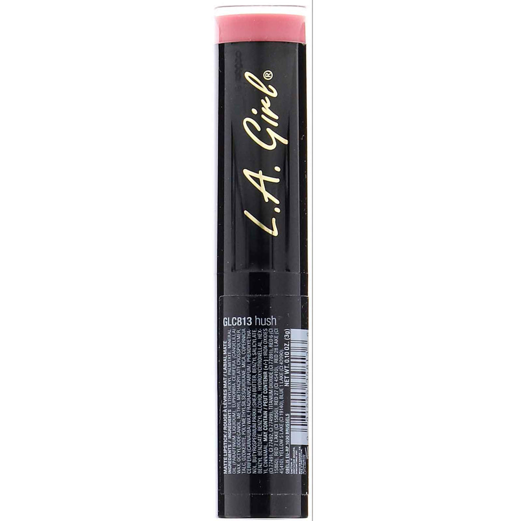 LA Girl, Lápiz labial Matte Flat Velvet, Silencio, 3 g (0,10 oz)