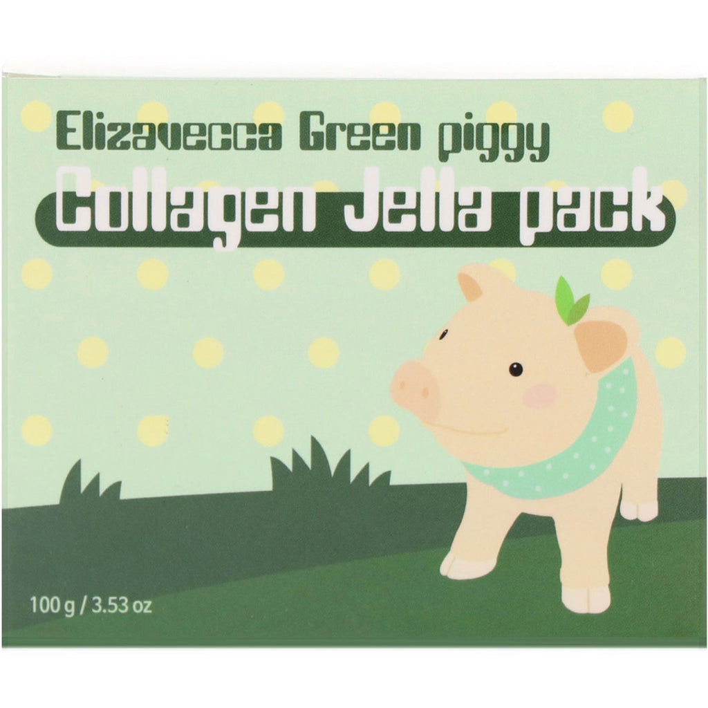 Elizavecca, Green Piggy, Collagen Jelly Pack, 3,53 oz (100 g)