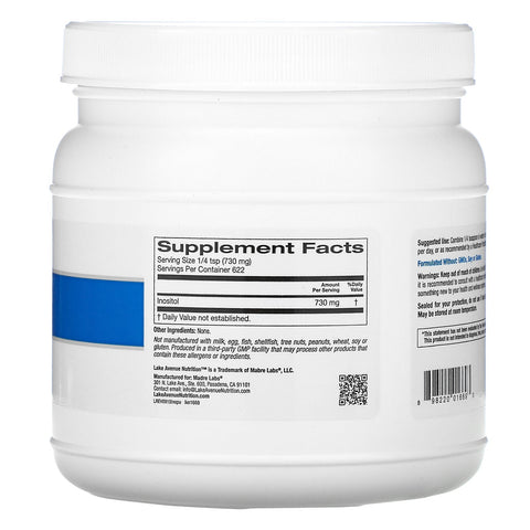 Lake Avenue Nutrition, Inositol Powder, Utilsat, 16 oz (454 g)