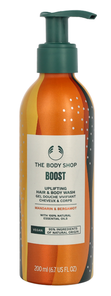 The Body Shop Boost Gel de Baño Vigorizante para Cabello y Cuerpo 200 ml