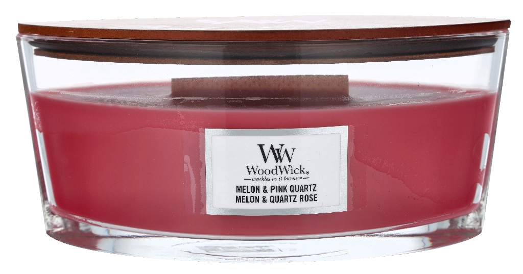 Woodwick Melon & Pink Quartz Candle 453.6 gr