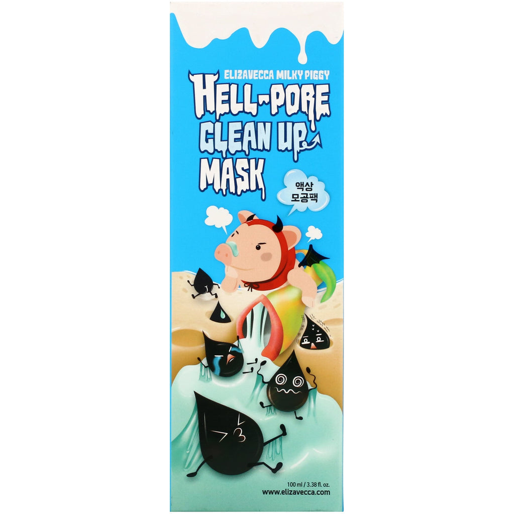 Elizavecca, Hell-Pore Clean Up Mask, 3,38 fl oz (100 ml)