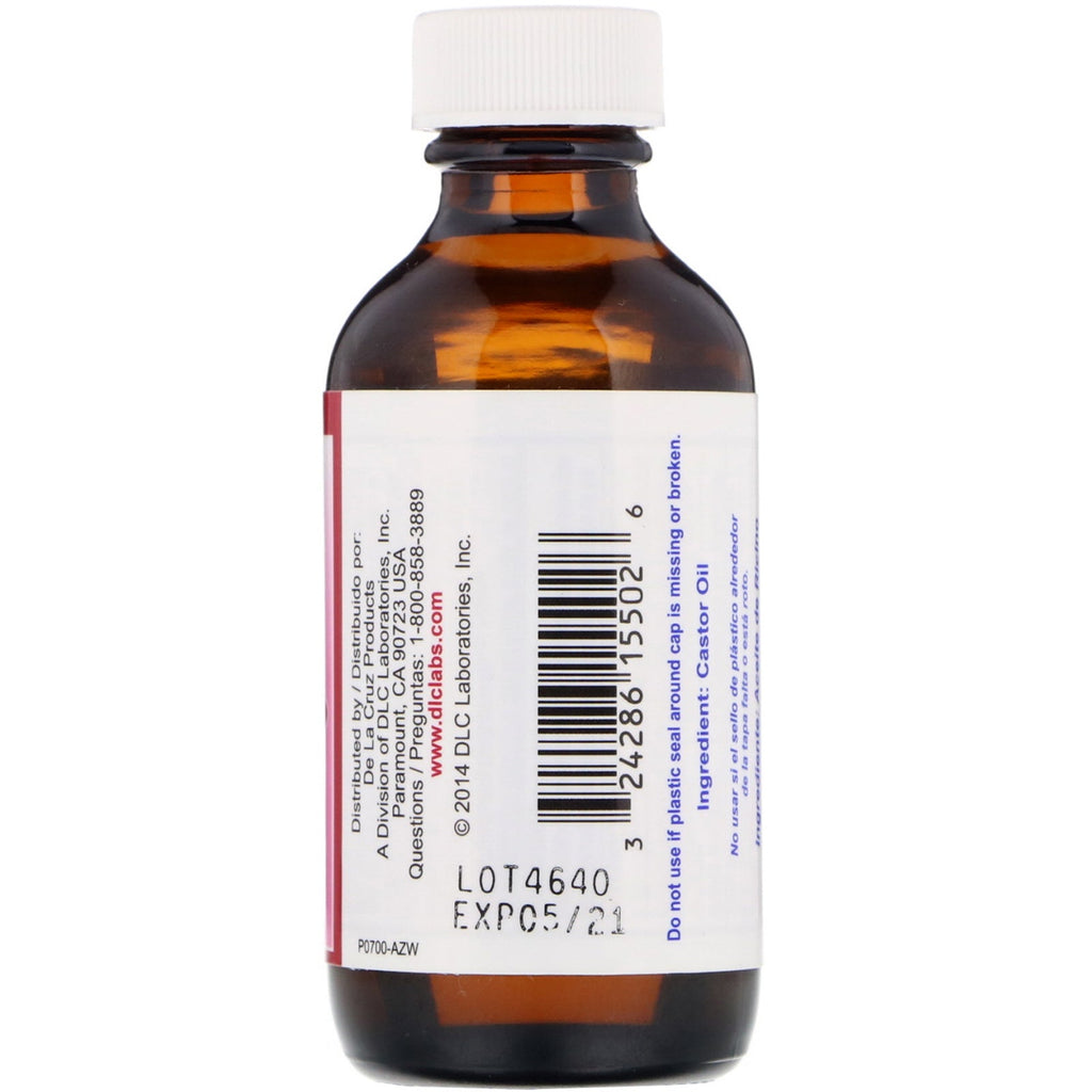 De La Cruz, ricinusolie, 2 fl oz (59 ml)