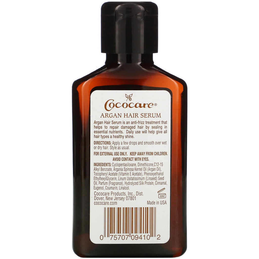 Cococare, Argan Hair Serum, 4 fl oz (118 ml)