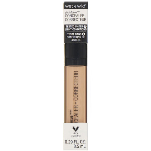 Wet n Wild, PhotoFocus Concealer, Light/Med Beige, 0,29 fl oz (8,5 ml)