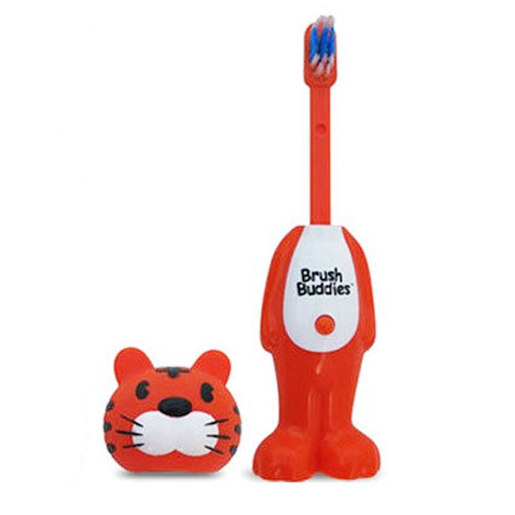 Brush Buddies, Poppin', Toothy Toby Tiger, Soft, 1 tandbørste