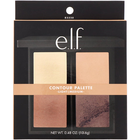 ELF, Contour Palette, 4 nuancer, 0,56 oz (16 g)