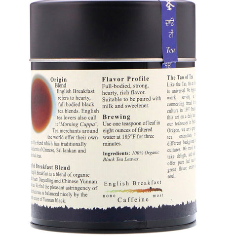 The Tao of Tea,  Hearty Black Tea Blend, English Breakfast, 3.5 oz (100 g)