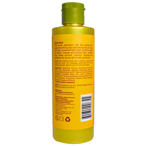 Alba Botanica, hawaiiansk kropsolie, kukui-nød, 8,5 fl oz (251 ml)