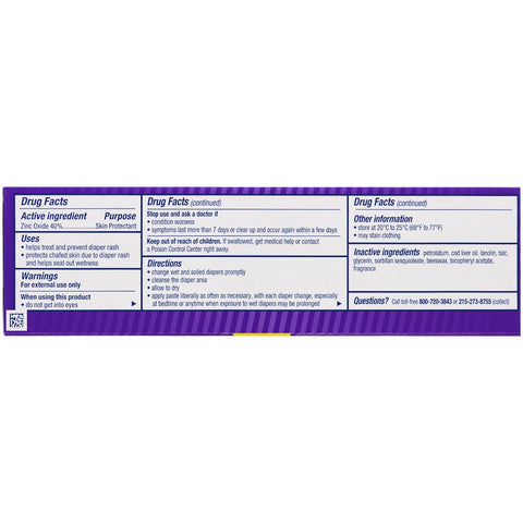 Desitin, Diaper Rash Paste,  Maximum Strength, 4 oz (113 g)