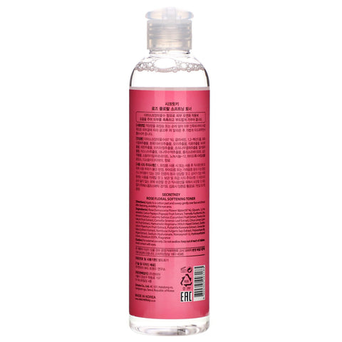 Secret Key, Rose Floral Softening Toner , 248 ml