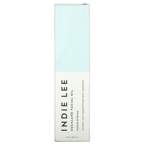 Indie Lee, Aceite facial de escualano, 1 fl oz (30 ml)