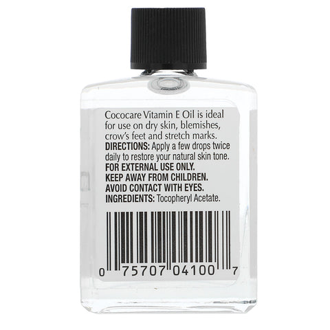 Cococare, 100 % E-vitaminolie, 0,5 fl oz (15 ml)