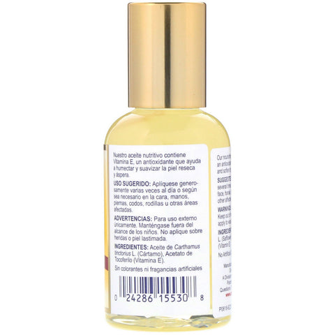 De La Cruz, Aceite de vitamina E, 15 000 UI, 65 ml (2,2 oz. líq.)