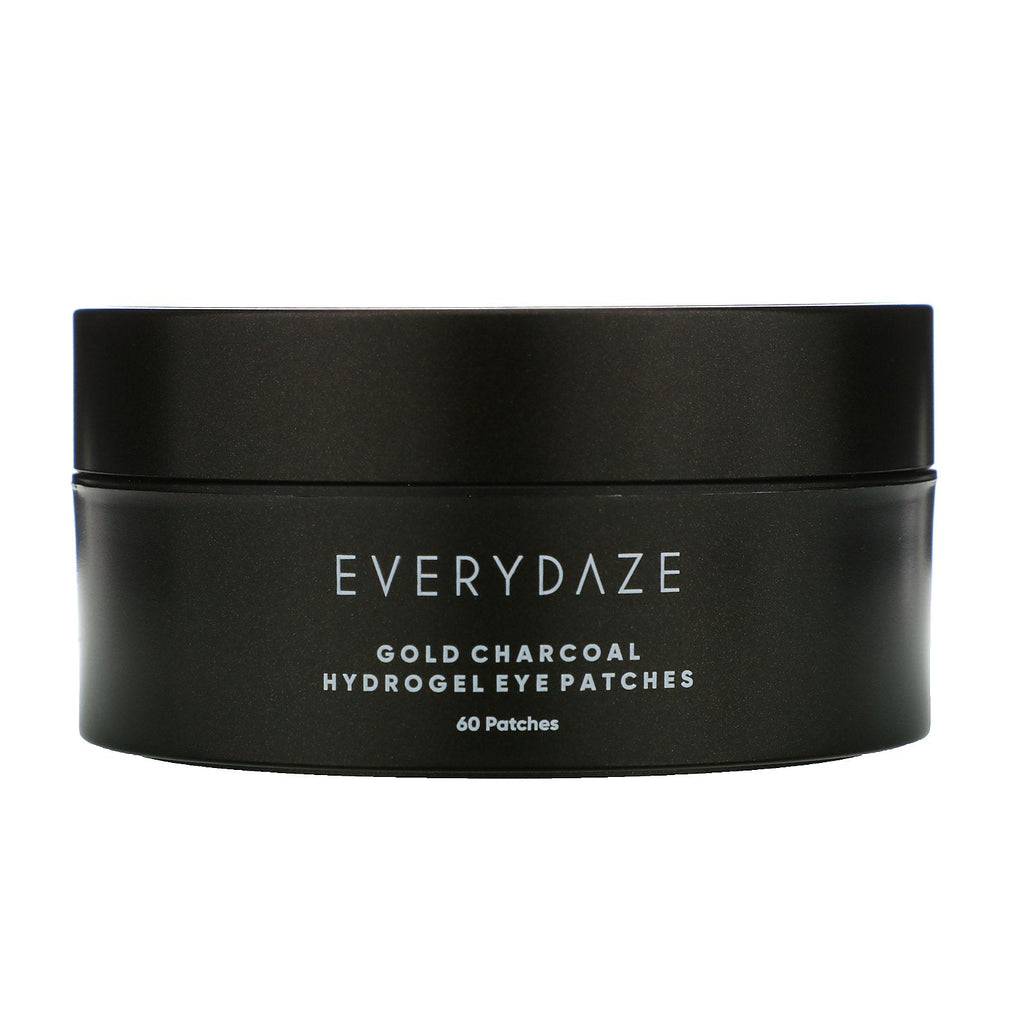 Everydaze, Gold Charcoal, Hydrogel øjenplastre, anti-aging, 60 plastre, 3,17 fl oz (90 g)