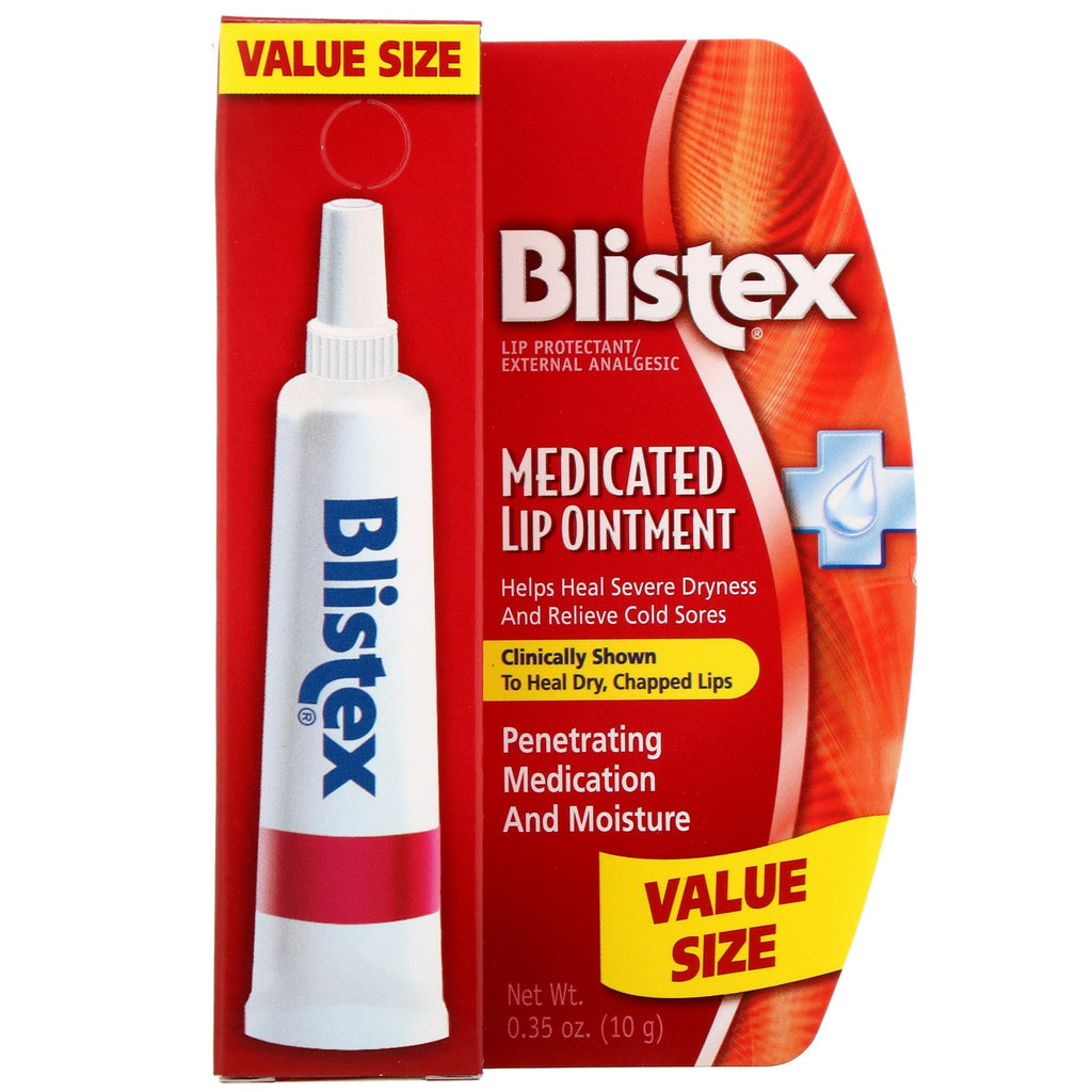 Blistex, medicinsk læbesalve, 0,35 oz (10 g)