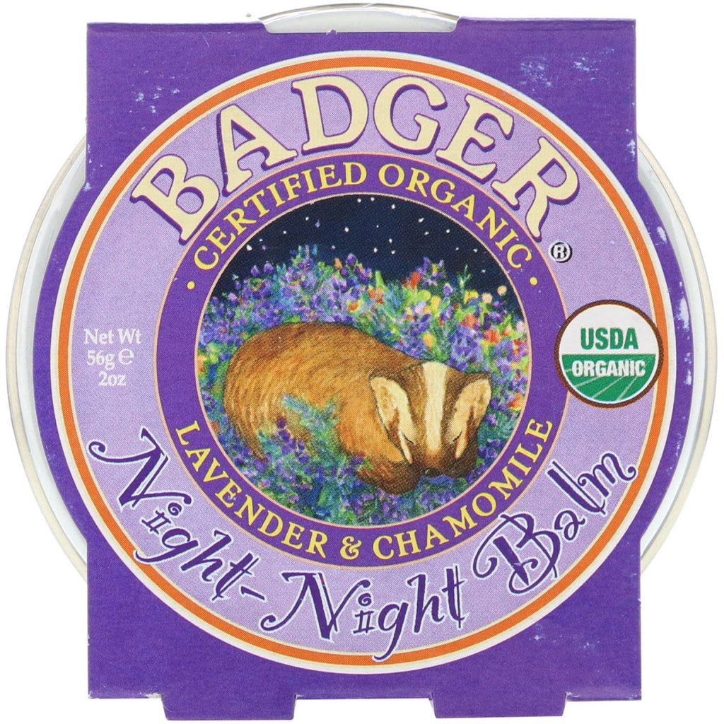 Badger Company, , nat-natbalsam, lavendel og kamille, 2 oz (56 g)