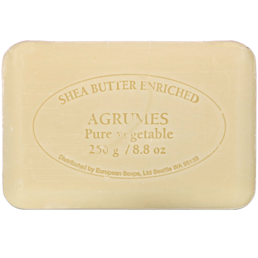 European Soaps, Pre de Provence, Bar Soap, Agrumes, 8.8 oz (250 g)