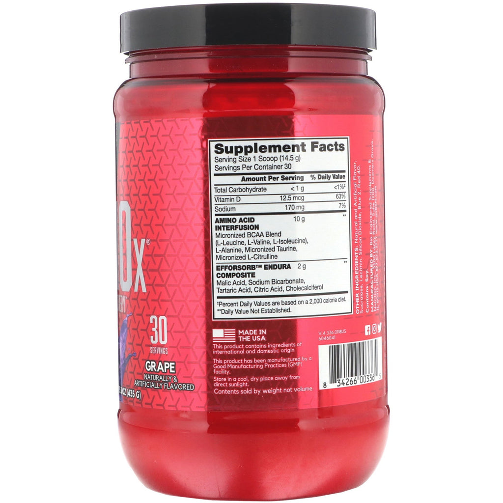 BSN, AminoX, Endurance &amp; Recovery, Grape, 15,3 oz (435 g)