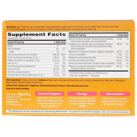 Emergen-C, Vitamin C, Tropical, 1,000 mg, 30 Packets, 0.32 oz (9.2 g) Each