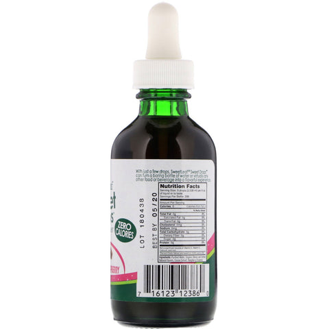 Wisdom Natural, SweetLeaf, Liquid Stevia, Sweet Drops Sweetener, Chocolate Raspberry, 2 fl oz (60 ml)