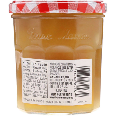 Bonne Maman, Lemon Curd, 12.7 oz (360 g)