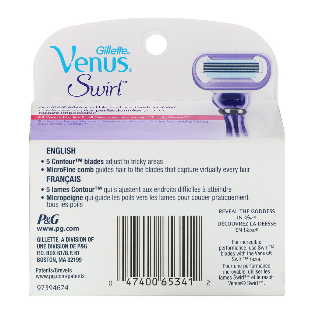 Gillette, Venus, Swirl, 4 patroner