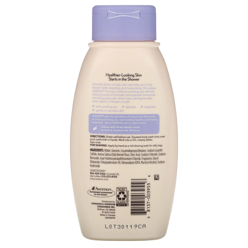 Aveeno, Active Naturals, Stress Relief Body Wash, 12 fl oz (354 ml)