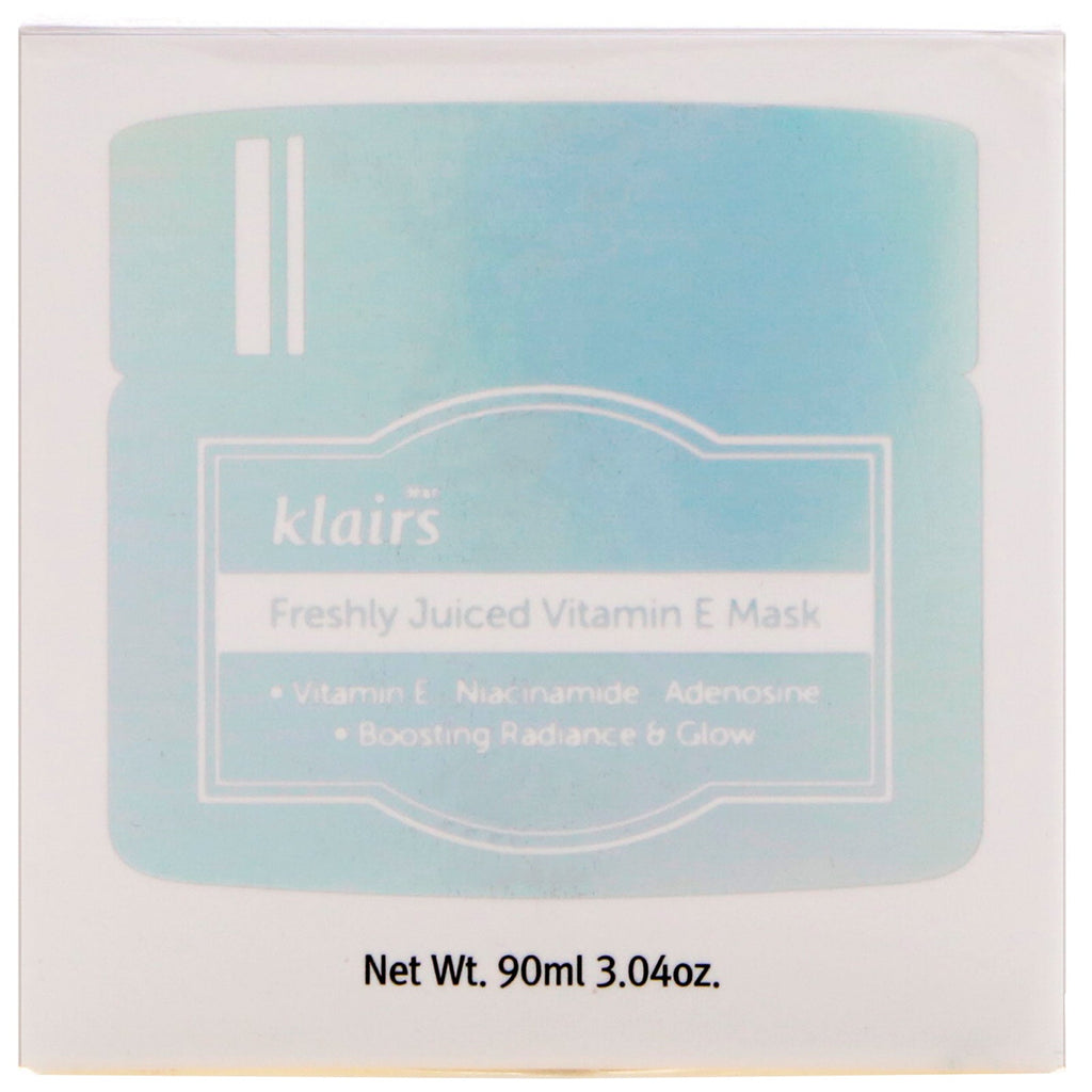 Dear, Klairs, Freshly Juiced Vitamin E Mask, 3.04 oz (90 ml)