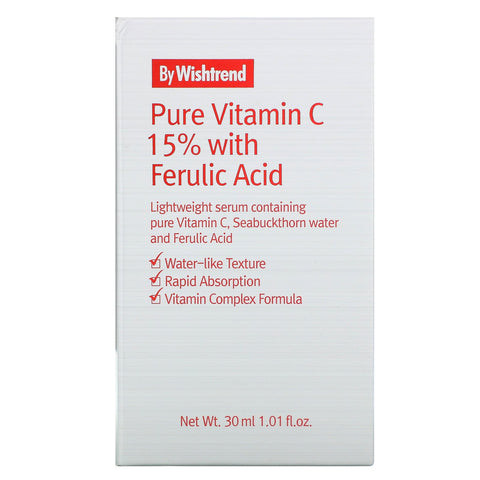 Wishtrend, ren C-vitamin 15 % med ferulsyre, 1,01 fl oz (30 ml)