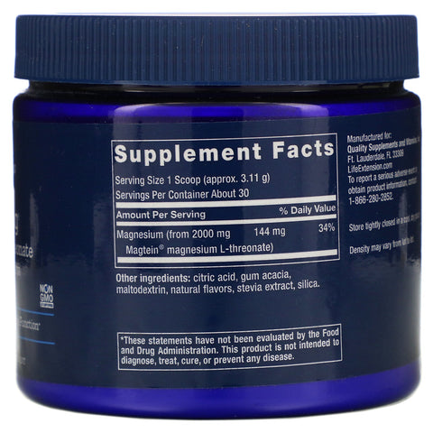 Life Extension, Neuro-Mag, Magnesium L-Threonate, Tropical Punch Flavor, 3.293 oz (93.35 g)