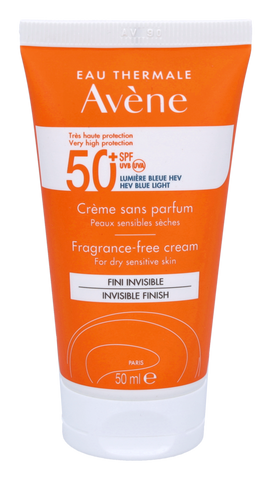 Avene High Protection Unscented Cream SPF50+ 50 ml