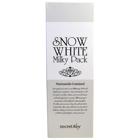 Secret Key, Snow White Milky Pack, Whitening Cream, 200 g