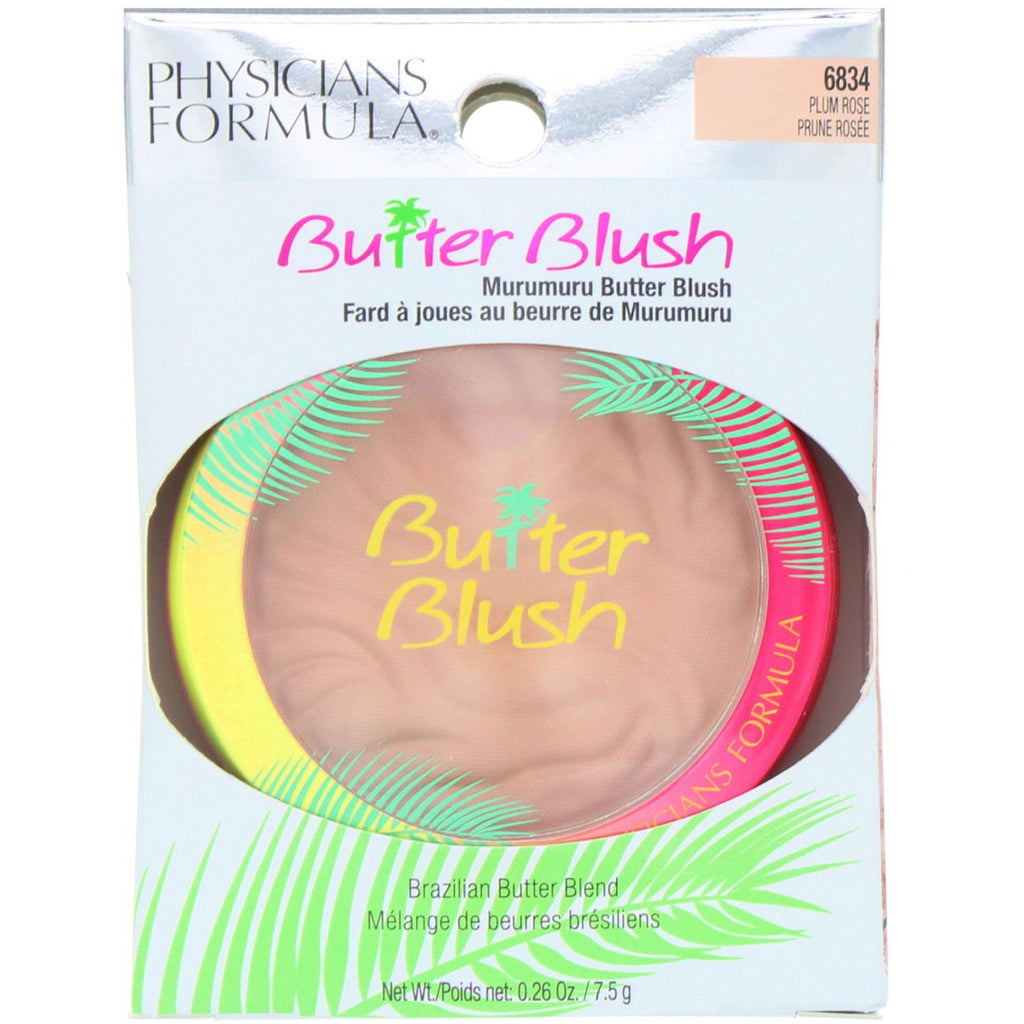 Physicians Formula, Butter Blush, Plum Rose, 0.26 oz (7.5 g)