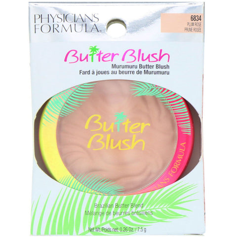 Physicians Formula, Butter Blush, Plum Rose, 0.26 oz (7.5 g)