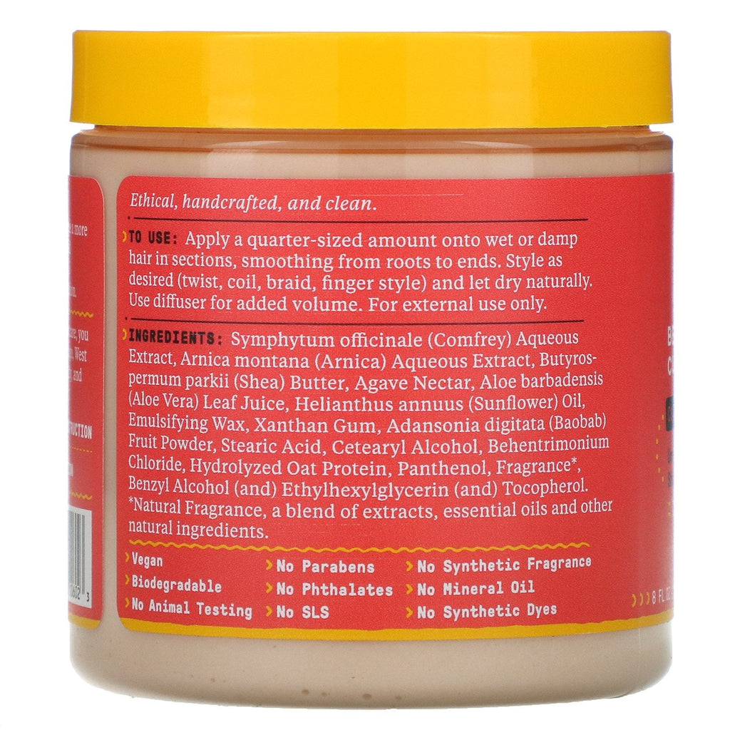 Alaffia, Beautiful Curls, Curl Activating Cream, Curly to Kinky, Unrefined Shea Butter, 8 fl oz (235 ml)