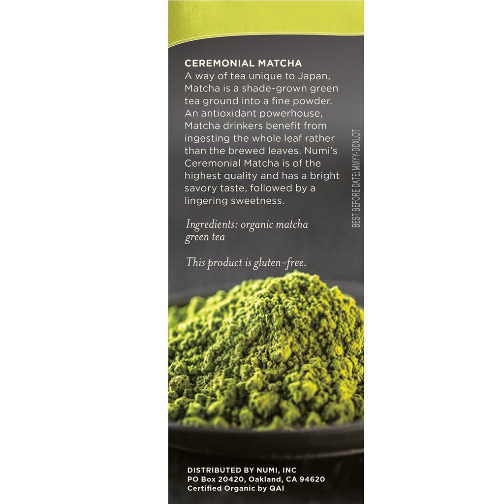 Numi Tea,  Tea, Loose Green Tea, Ceremonial Matcha, 1.06 oz (30 g)