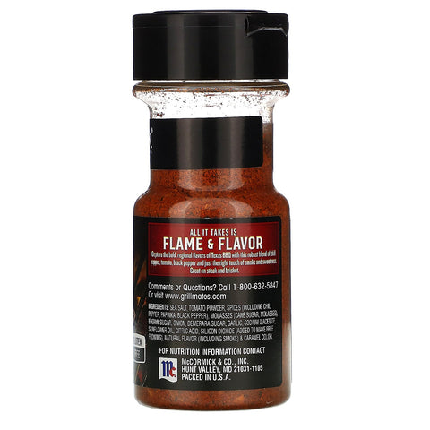 McCormick Grill Mates, Texas BBQ Seasoning, 2.5 oz (70 g)