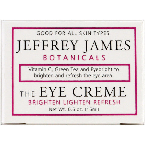 Jeffrey James Botanicals, The Eye Cream, Brighten Lighten Refresh, 0,5 oz (15 ml)